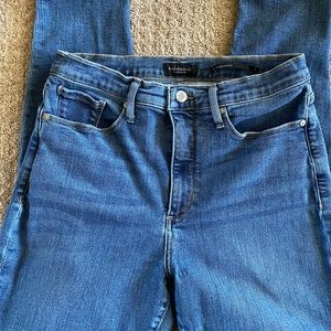 Banana Republic high rise skinny ankle jeans